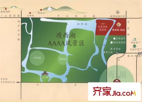 瘦西湖悅園交通圖