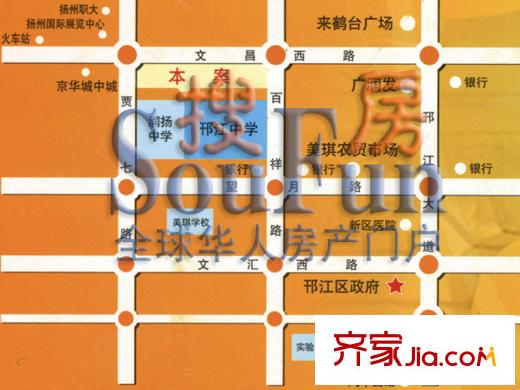 慶松清華園交通圖