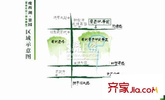 蜀景花園交通圖