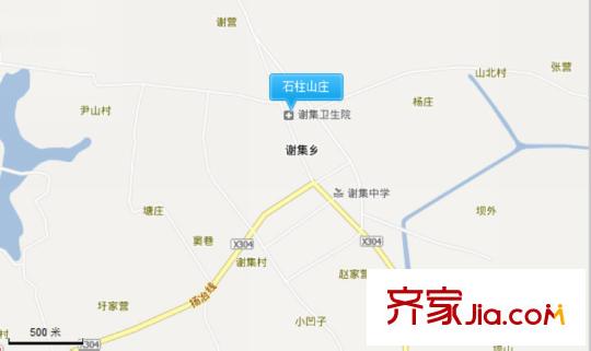 石柱山莊交通圖