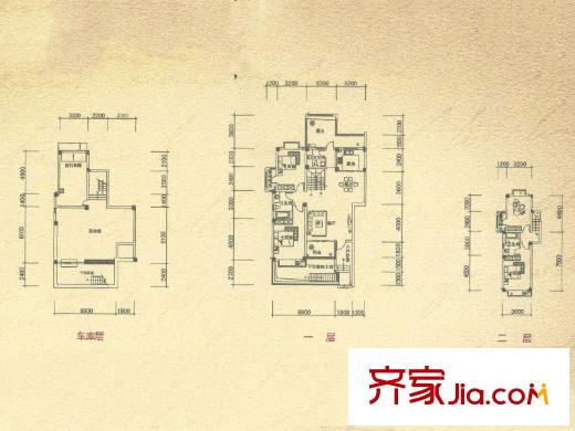 和景印象城疊加別墅De1戶型 4室2廳3衛(wèi)1廚
