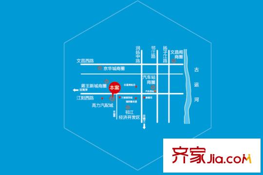 高力平方米巢交通圖