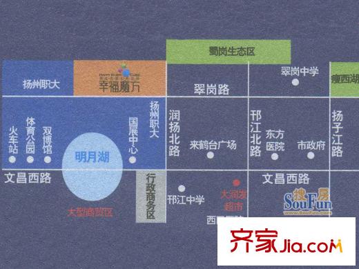 幸福魔方交通圖