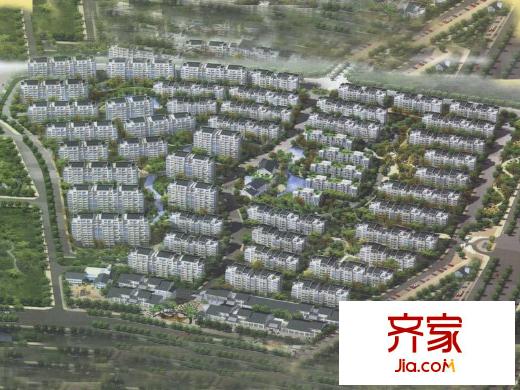碧水棲庭外景圖