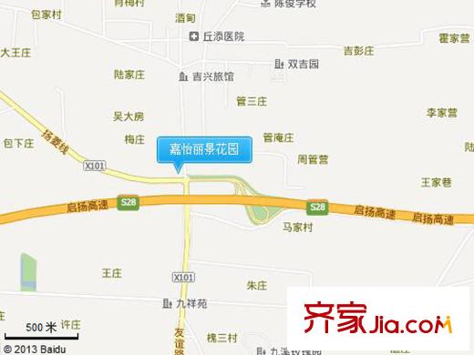 嘉怡麗景花園交通圖