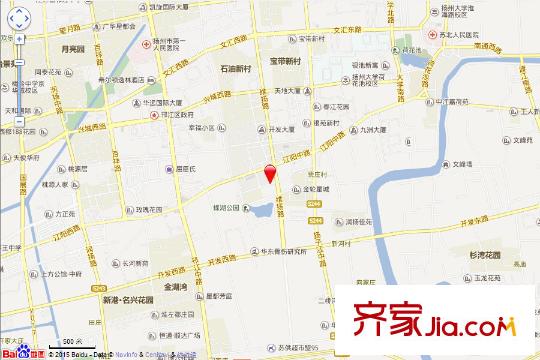 天寶物華家園交通坐標圖