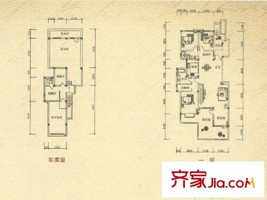 和景印象城疊加別墅Da1戶型 4室2廳2衛(wèi)1廚