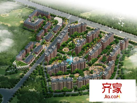 金達(dá)西湖公館一期、二期鳥瞰圖