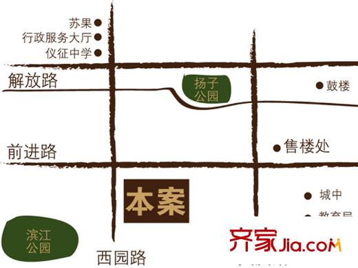 匯元頤景交通圖