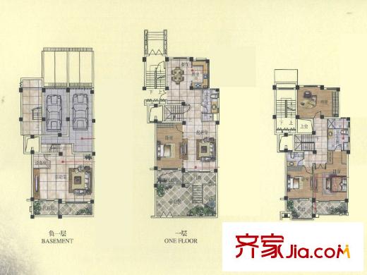 林溪山莊F5（下疊）戶型 5室2廳3衛(wèi)1廚