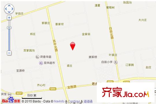 白田壹號交通坐標(biāo)圖