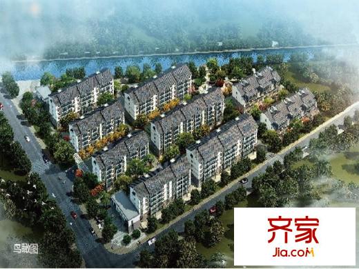 翠湖天地小區(qū)鳥瞰圖