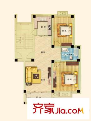 翠湖天地G戶型 2室2廳1衛(wèi)1廚
