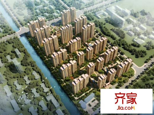 儀征帝景藍(lán)灣鳥瞰圖