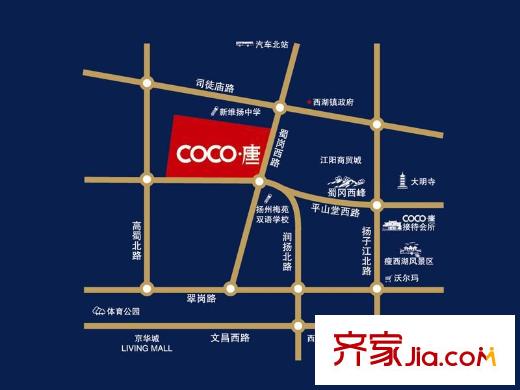 唐悅國際社區(qū)|COCO唐區(qū)位圖