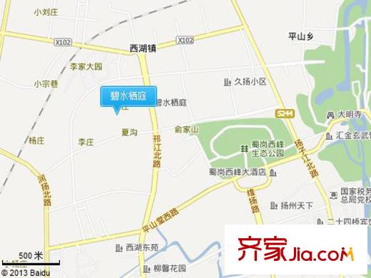 碧水棲庭交通圖