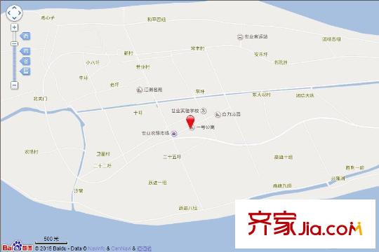 世業(yè)洲一號(hào)公寓交通圖