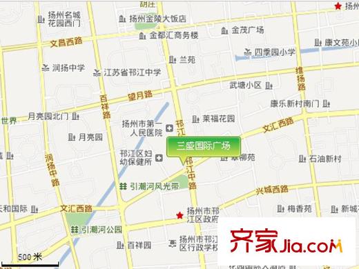三盛國(guó)際廣場(chǎng)交通圖