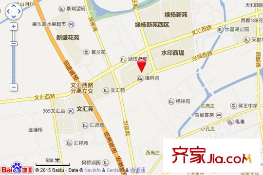橡樹灣交通坐標(biāo)圖