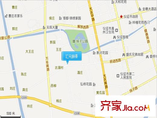 匯元頤景交通圖