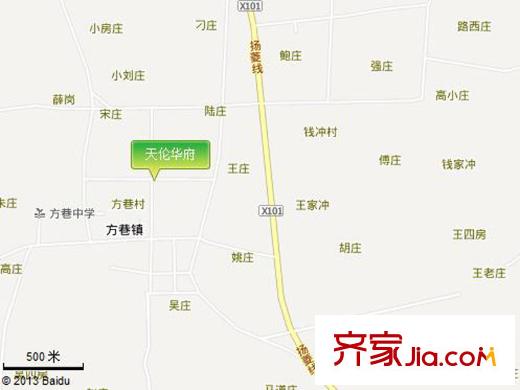 天倫華府交通圖