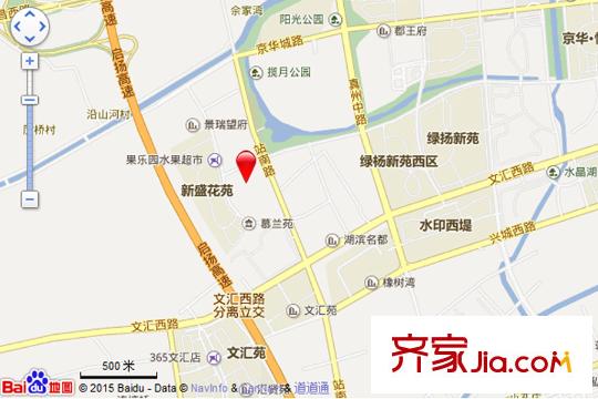 萬科金域華府交通坐標圖