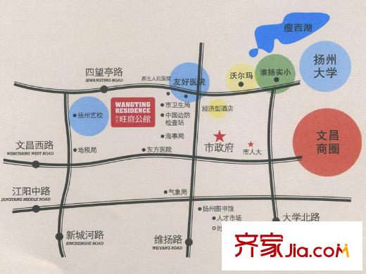 旺庭公館交通圖