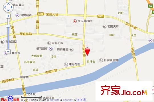 金源名郡交通坐標(biāo)圖