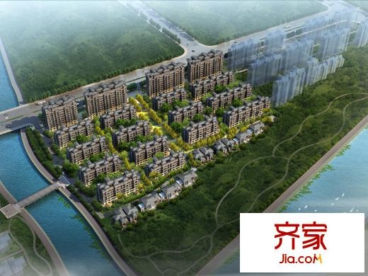 玫瑰園小區(qū)鳥(niǎo)瞰圖