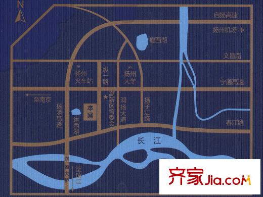 金榮揚(yáng)州科技園區(qū)位圖