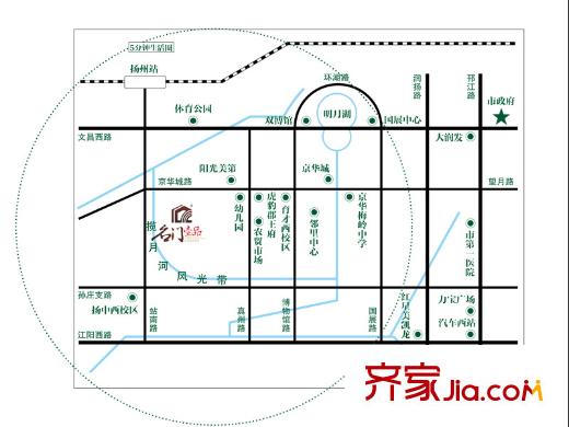 名門壹品交通圖