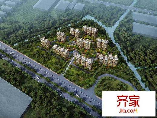 金水灣小區(qū)鳥(niǎo)瞰圖