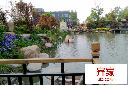 星河藍(lán)灣東面水景一角（2015-4-27）