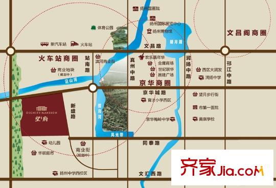 景瑞望府區(qū)位圖