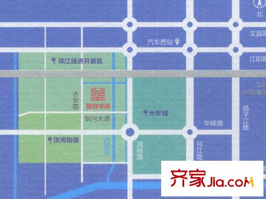 智谷華府區(qū)位圖