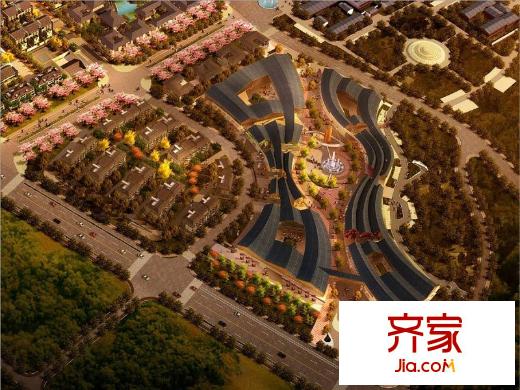 萬(wàn)科城鳥(niǎo)瞰圖