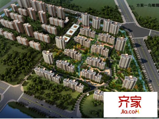九龍灣樹人園鳥瞰圖