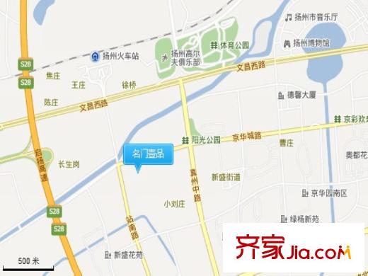 名門壹品交通圖