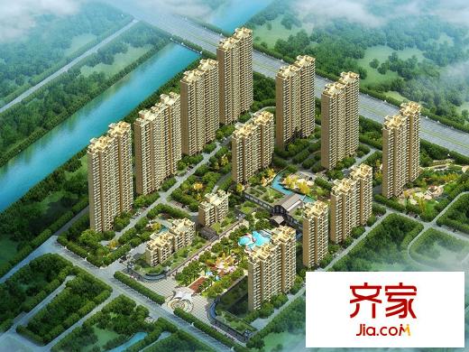 儀征碧桂園小區(qū)鳥瞰圖