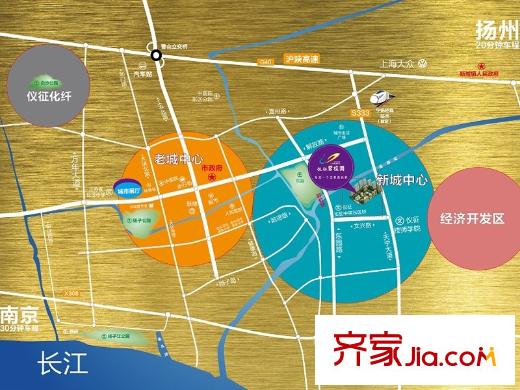 儀征碧桂園區(qū)位圖