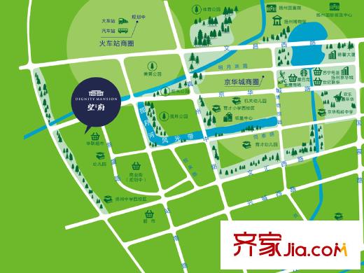 景瑞望府交通圖