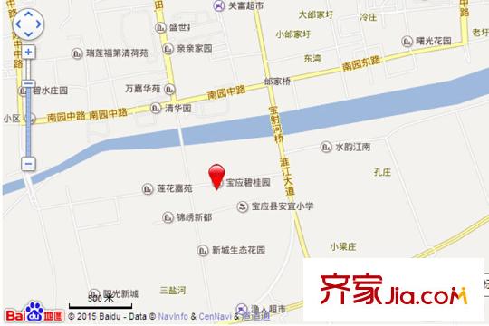 寶應(yīng)碧桂園交通坐標(biāo)圖