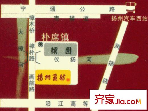 揚州畫舫交通圖