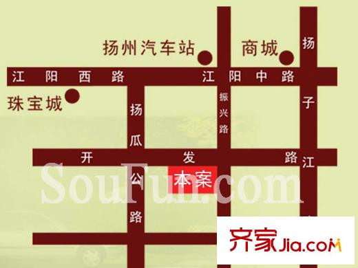 金湖灣墅園交通圖