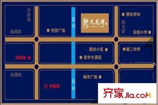 九龍灣區(qū)位圖