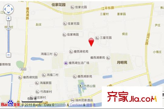 中信泰富嘉境交通坐標(biāo)圖