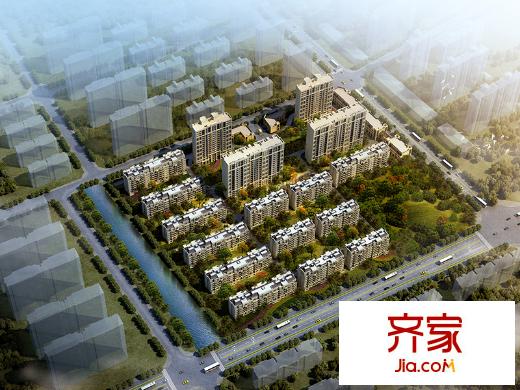 中海九璽小區(qū)鳥瞰圖