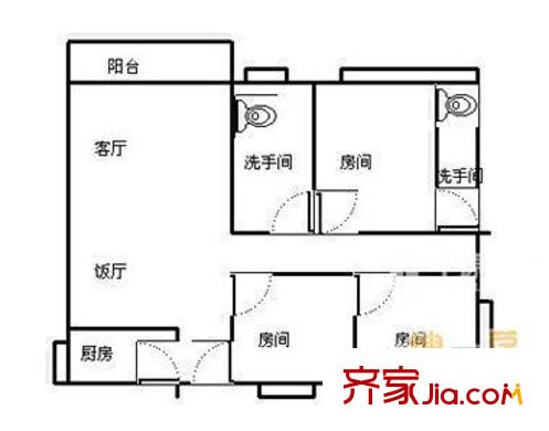 翠崗新村 戶型圖