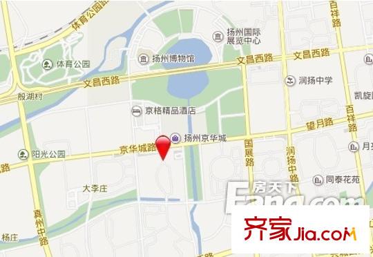 京華城御景園交通圖  
