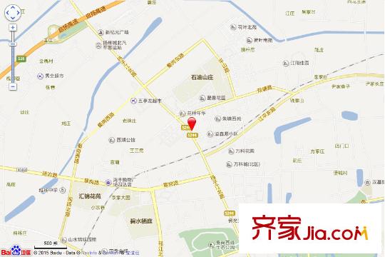 朗悅華府交通坐標圖